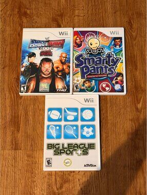 3 Nintendo Wii games